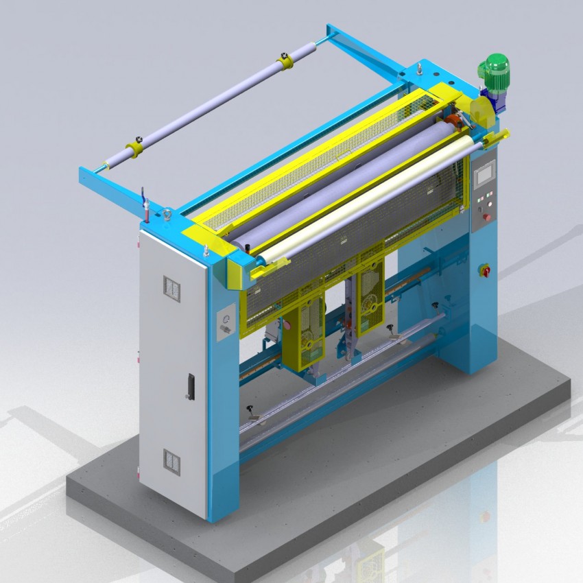 Calandra ao-ao aquecida por leo trmico